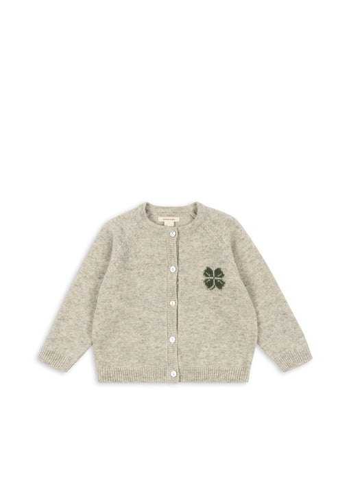 KONGES SLØJD - BILLI KNIT CARDIGAN OFF WHITE MELANGE