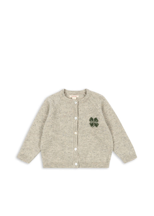 KONGES SLØJD - BILLI KNIT CARDIGAN OFF WHITE MELANGE