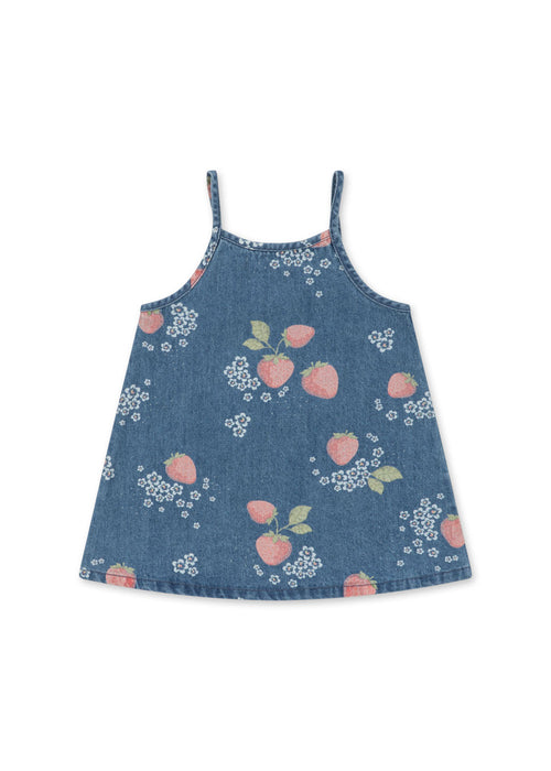 KONGES SLØJD - MAGOT STRAP DRESS GOTS MARMELADE SUN