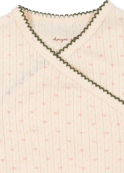 KONGES SLØJD - MINNIE NEWBORN ONESIE GOTS MINNIE COEUR