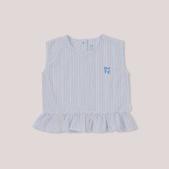 OLIVE AND THE CAPTAIN - PEACHES BOX FRILL SINGLET
