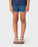 RUSTY - PENNY KICK FLARE DENIM SHORTS MIDDY BLUE