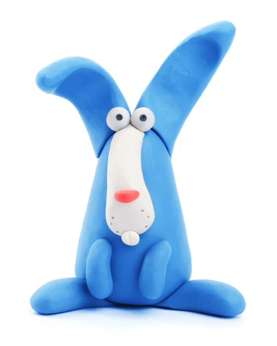 HEY CLAY - ANIMALS PIGGY HORSE RABBIT 6 CANS
