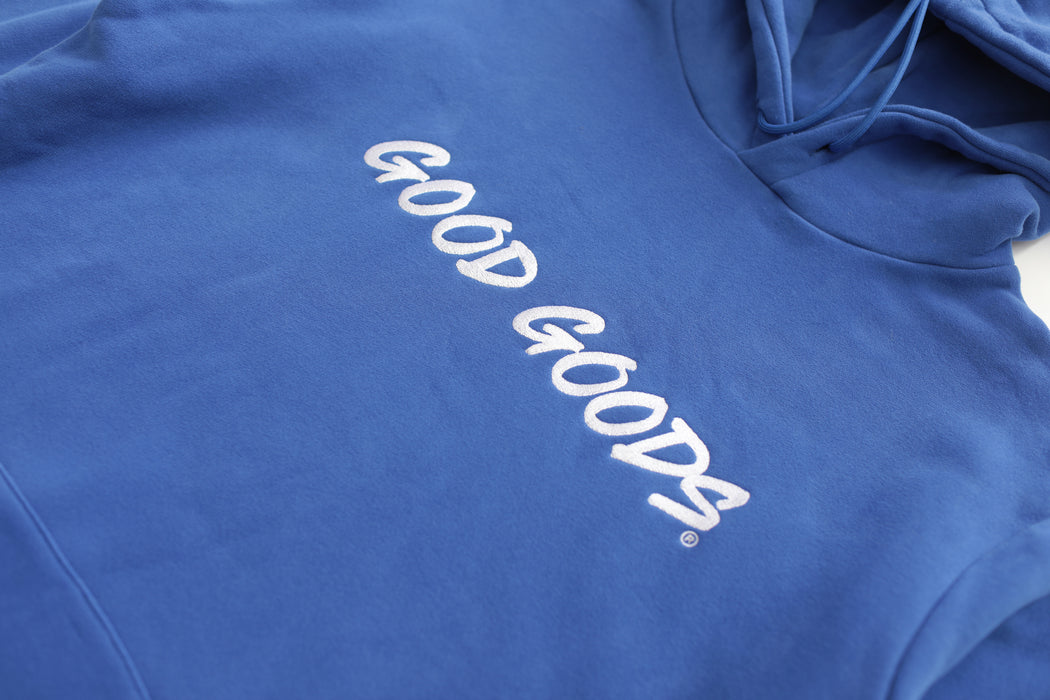 GOOD GOODS - ROCKY HOOD SIGN OFF ROYAL BLUE