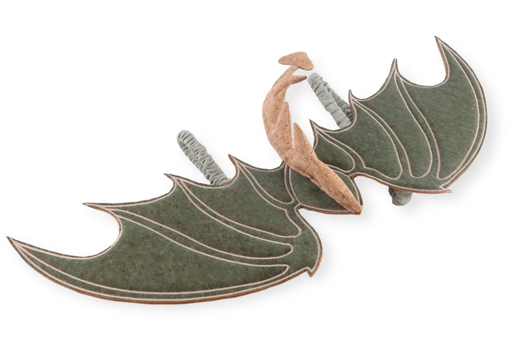 THREE TOTS - Cork Leather Dragon Wings