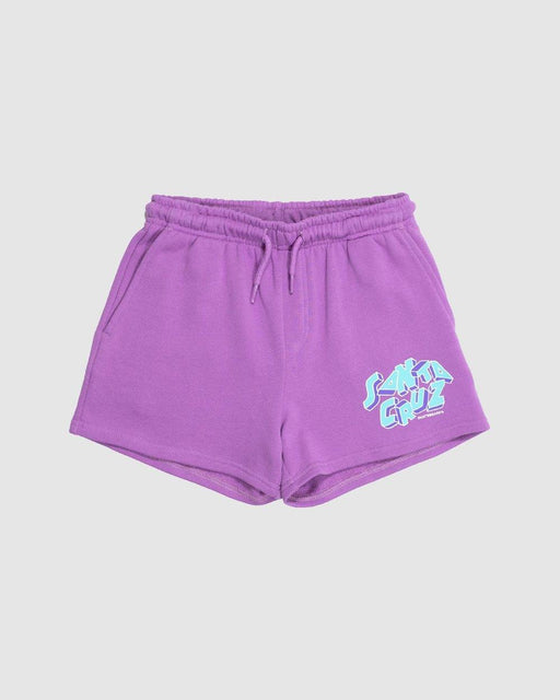 SANTA CRUZ Track Shorts - Scattered Strip - Orchid - The Kids Store