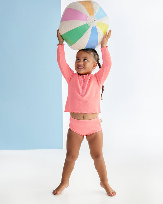 KAPOW - NEON CRINKLE SWIM SET