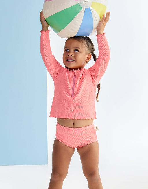 KAPOW - NEON CRINKLE SWIM SET