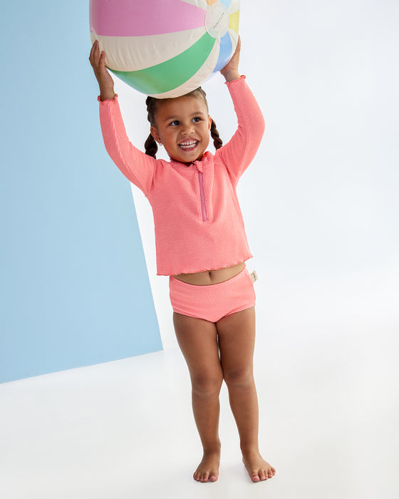 KAPOW - NEON CRINKLE SWIM SET