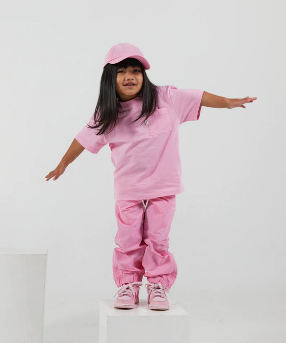 SONNIE - POCKET TEE - PINK - The Kids Store