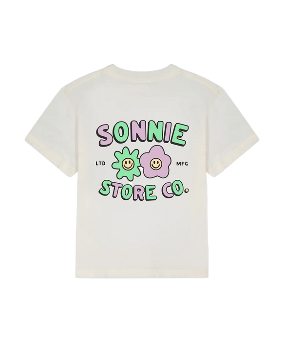 SONNIE - FLOWER TEE OFF WHITE
