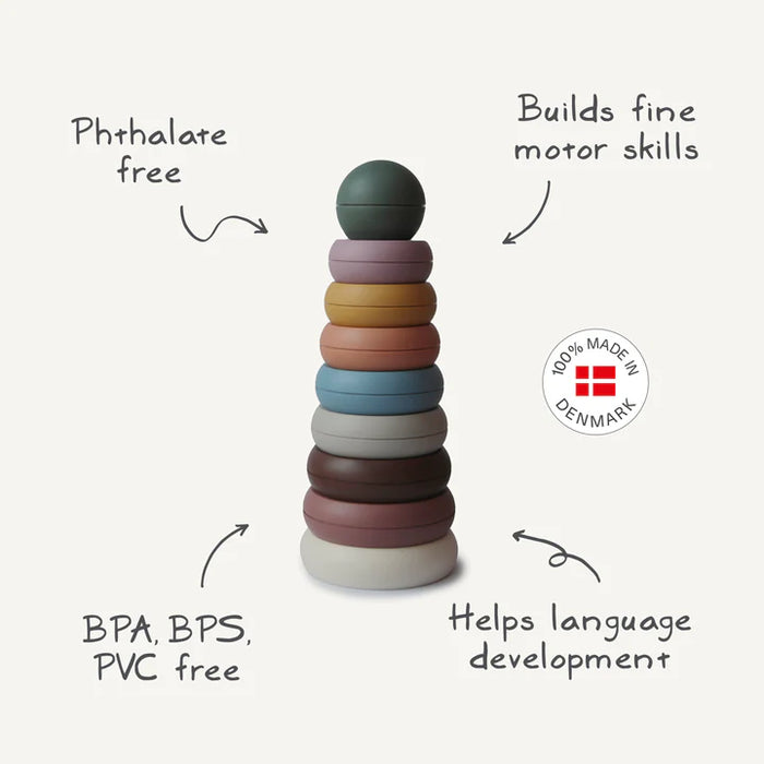 MUSHIE - STACKING RING TOWER RUSTIC