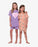 THE GIRL CLUB PJs Summer Peace Heart - Lavender - The Kids Store