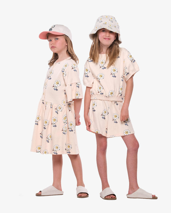 THE GIRL CLUB The Collectibles Bucket Hat Daisy Skater On Repeat - Natural - The Kids Store