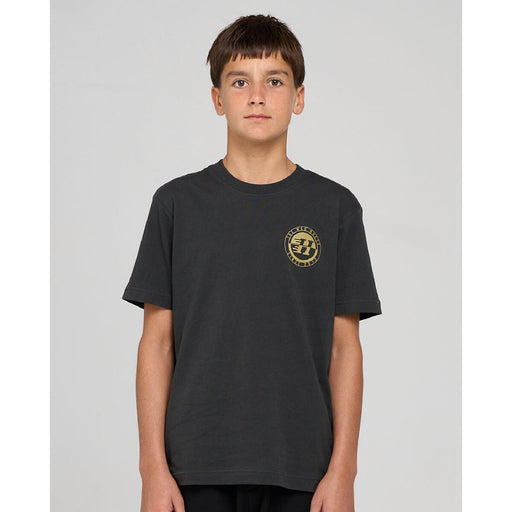 THE MAD HUEYS - H SERIES TEE VINTAGE BLACK