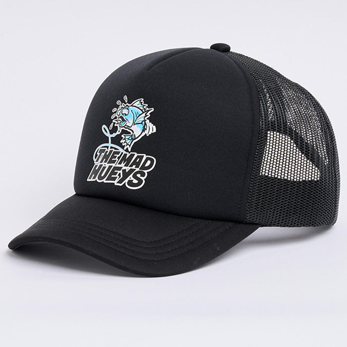 THE MAD HUEYS - GREAT BITE SHARK FOAM TRUCKER BLACK