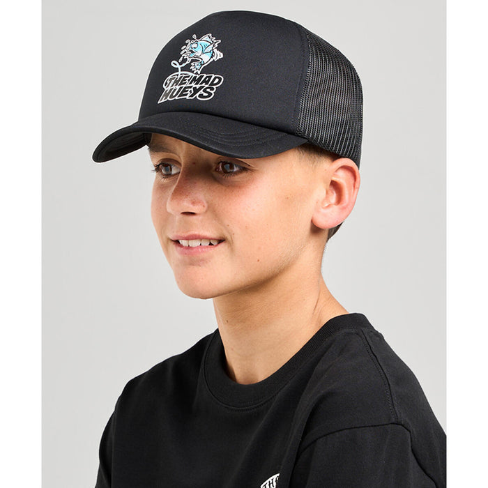 THE MAD HUEYS - GREAT BITE SHARK FOAM TRUCKER BLACK