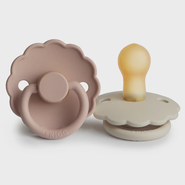 FRIGG - DAISY PACIFIER LATEX (CREAM/BLUSH)