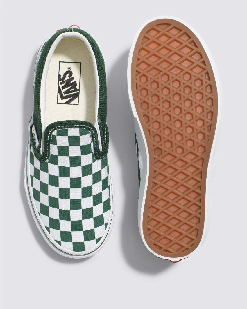 Green 2025 checkered vans