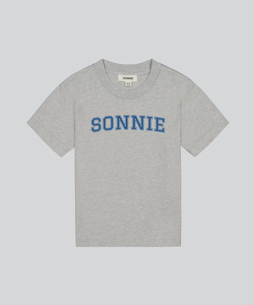 SONNIE - VARSITY TEE GREY MARLE