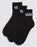 VANS - HALF CREW SOCKS BLACK 3 PACK