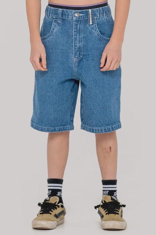 RUSTY - DR.DOT BAGGY JORTS MIDDY BLUE