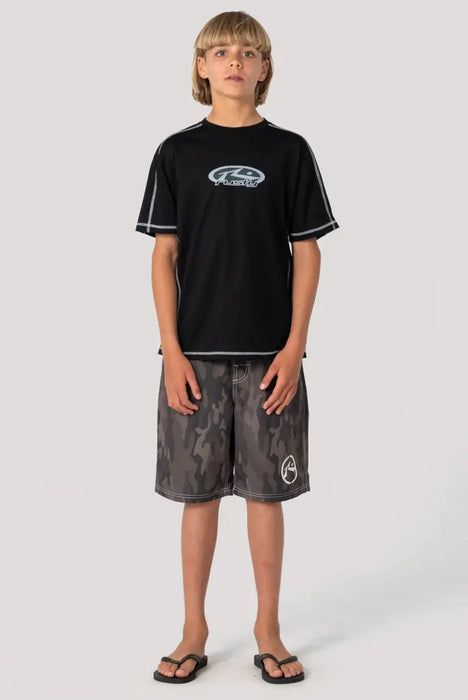 RUSTY - FLIP RAMBO ELASTIC WAIST BOARDSHORTS CAMO