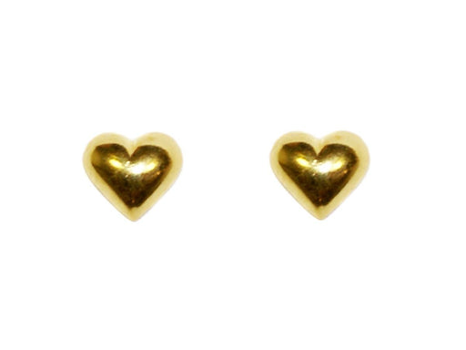 GOODY GUMDROPS HEART STUD EARRINGS 18K GOLD PLATED