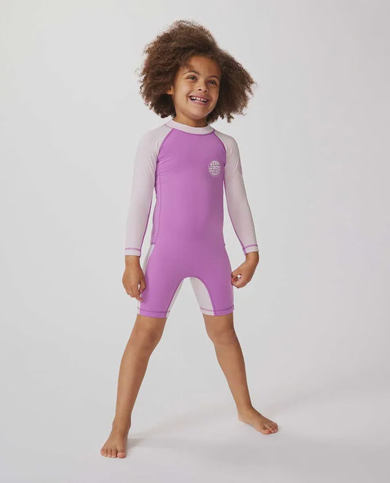 RIP CURL ICONS UV BRUSHED SURFSUIT - NEON PURPLE