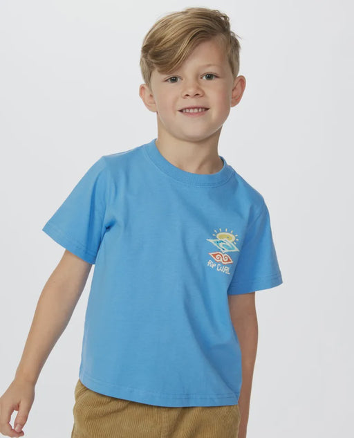 RIP CURL ICONS OF SHRED TEE - GNARALOO BLUE
