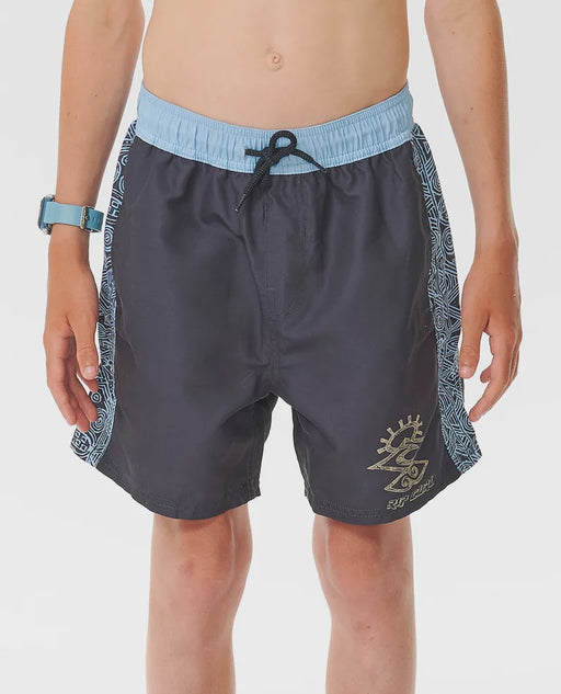 RIP CURL SHRED ROCK BLOCK VOLLEY - WASHED BLACK