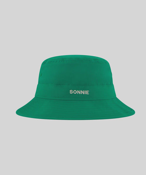 SONNIE - NYLON BUCKET HAT - COURT GREEN