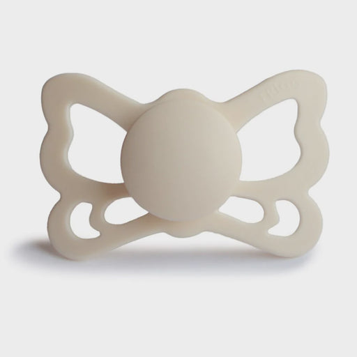 FRIGG BUTTERFLY SILICONE PACIFIER - CREAM