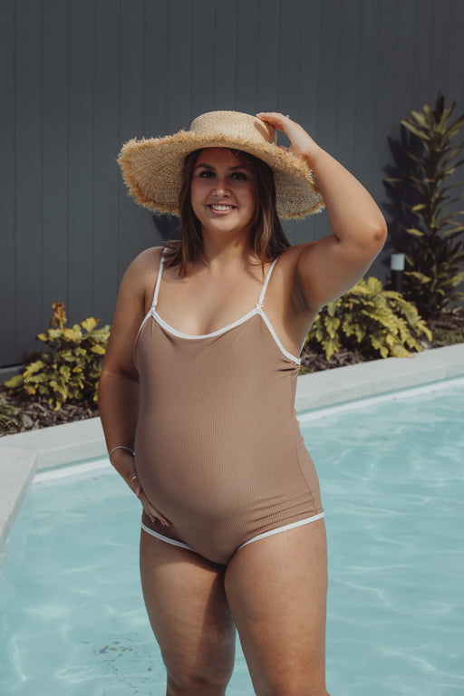 LILOU MILA SWIMSUIT - Toffee