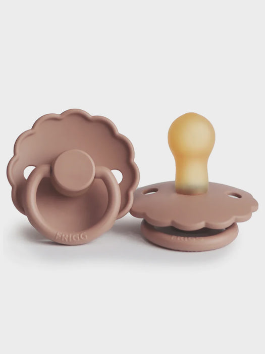 FRIGG LATEX PACIFIER DAISY - ROSE GOLD