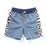MUNSTER Checkdown Board Shorts Pale Blue