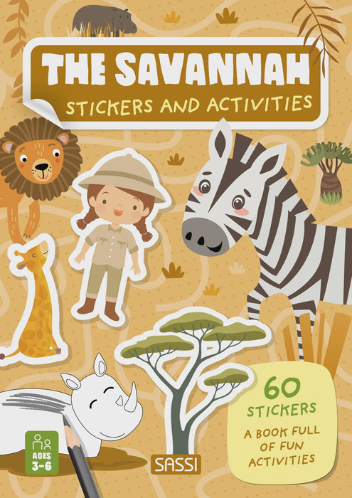 SASSI- THE SAVANNAH- STICKERS AND ACTIVITIES