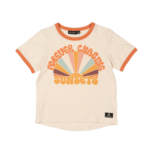 ROCK YOUR KID Chasing Sunsets T-Shirt - Oatmeal