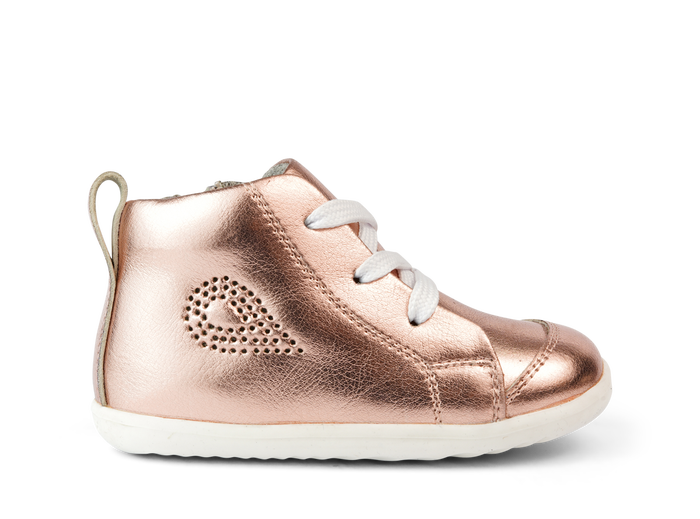 BOBUX STEP UP ALLEY OOP BOOT IN ROSE GOLD - The Kids Store
