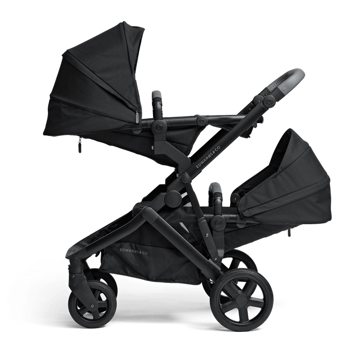 EDWARDS & CO OLIVE SECOND SEAT KIT - BLACK LUXE - The Kids Store