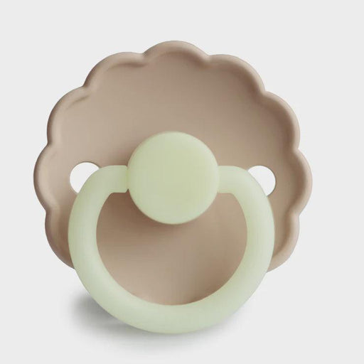 FRIGG LATEX NIGHT PACIFIER - DAISY CROISSANT - The Kids Store