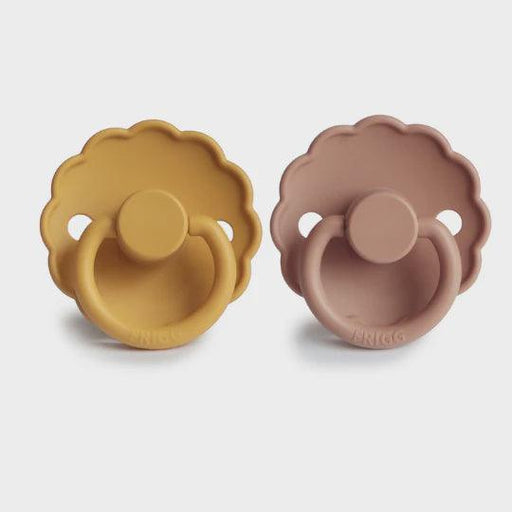 FRIGG SILICONE PACIFIER - HONEY GOLD + ROSE GOLD - The Kids Store