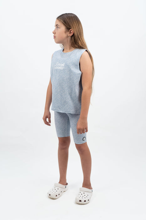 GOOD GOODS BETTY SHORTS SMALL BLUE FLORAL - The Kids Store