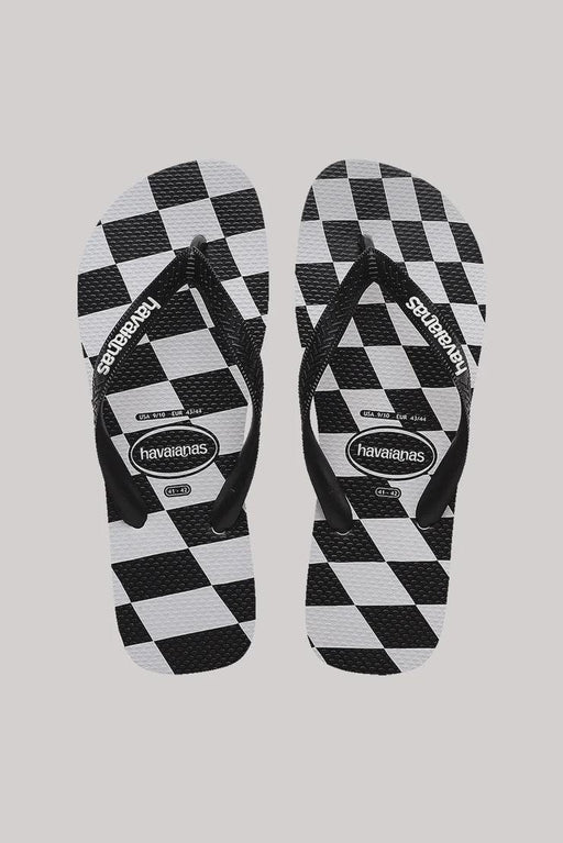 HAVAIANAS KIDS DISTORTED CHECK - BLACK - The Kids Store
