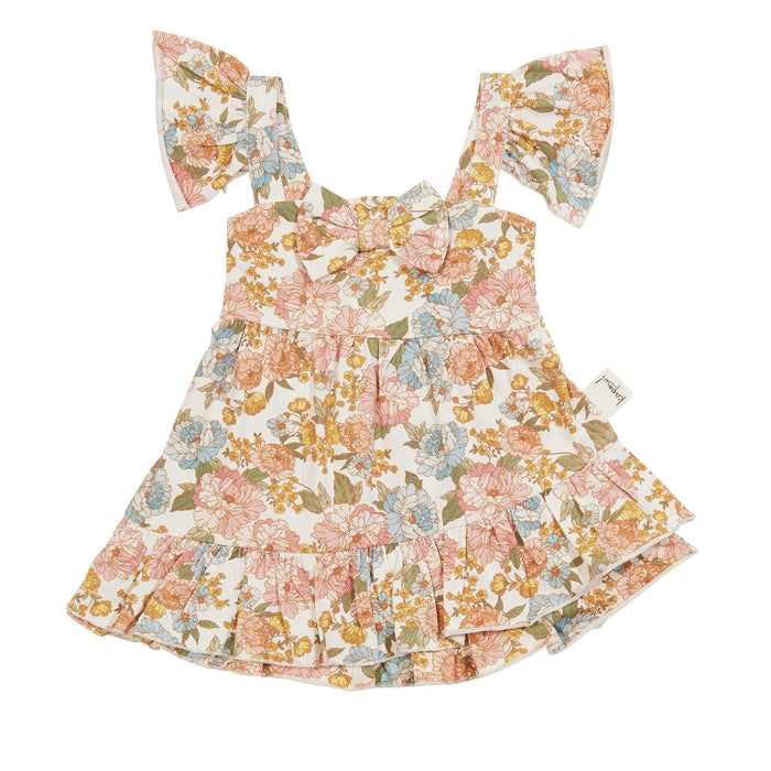 KAPOW Bow Sun Dress - Posie - The Kids Store