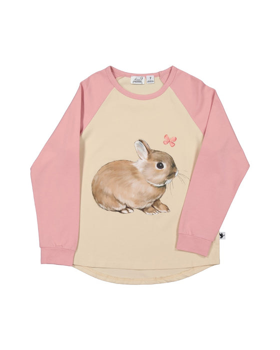 KISSED BY RADICOOL - BUNNY BUTTERFLY LS TEE