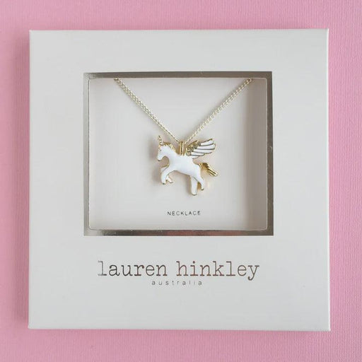 LAUREN HINKLEY - Flying Unicorn Necklace - The Kids Store