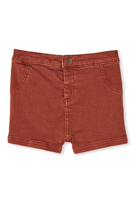 MILKY COPPER BABY CHINO SHORT - The Kids Store