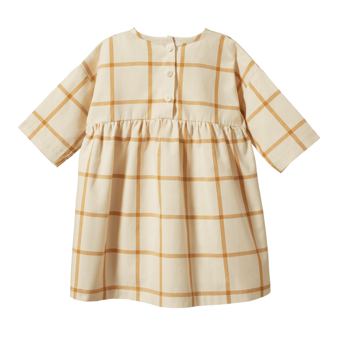 NATURE BABY AGATHA DRESS PICNIC CHECK - The Kids Store