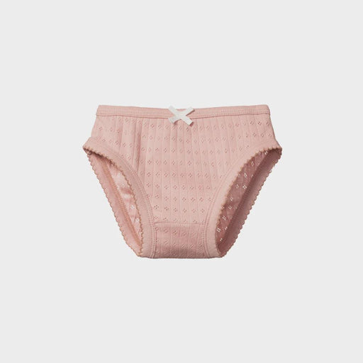 NATURE BABY KNICKERS POINTELLE IN ROSEBUD - The Kids Store